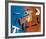 Peinture Composition-Joan Miro-Framed Art Print