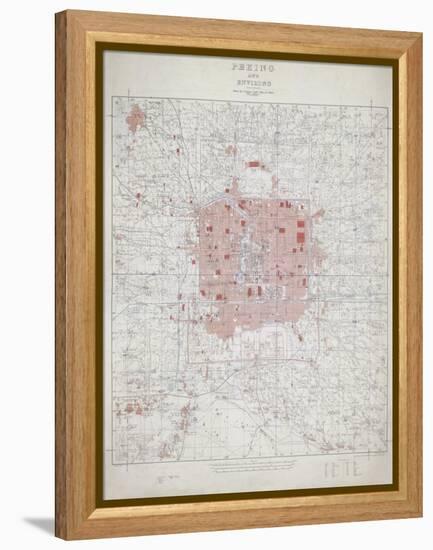 Peking and Environs-null-Framed Premier Image Canvas