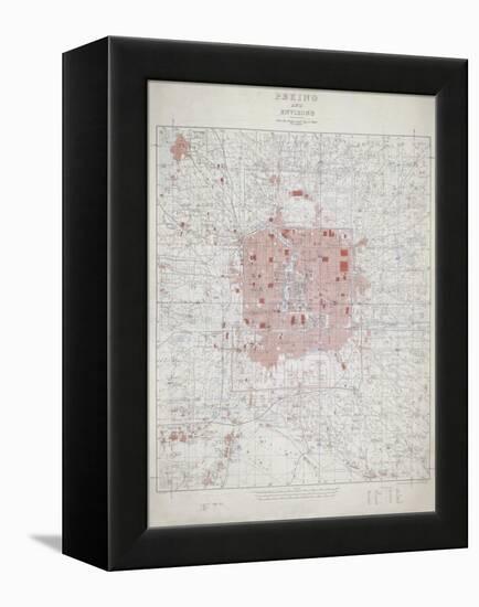 Peking and Environs-null-Framed Premier Image Canvas