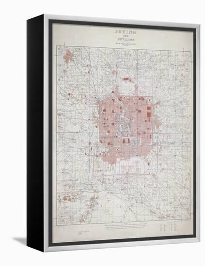 Peking and Environs-null-Framed Premier Image Canvas
