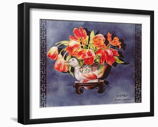 Peking Duck, 2011-Sandra Lawrence-Framed Giclee Print