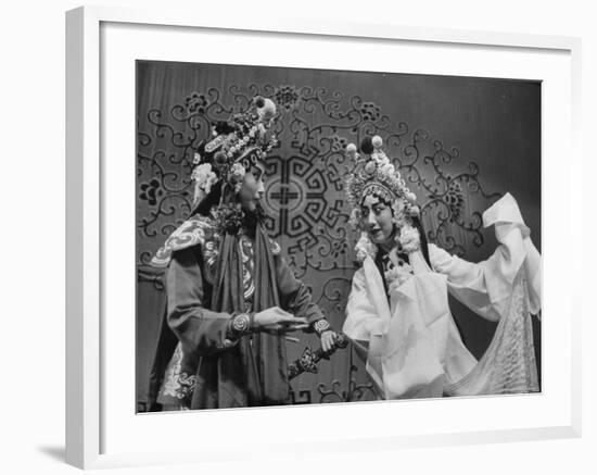 Peking Opera-Frank Scherschel-Framed Premium Photographic Print