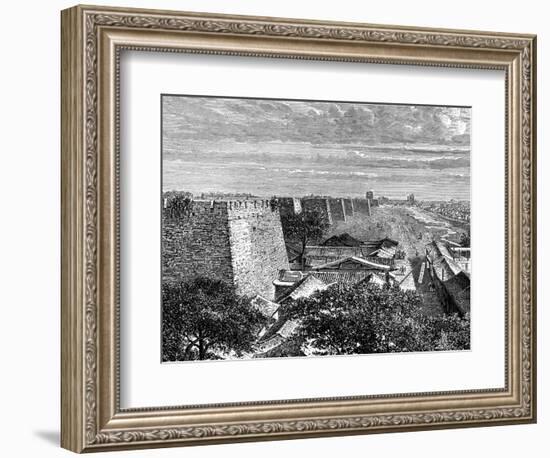 Peking's Old City Walls, China, 19th Century-Taylor-Framed Giclee Print
