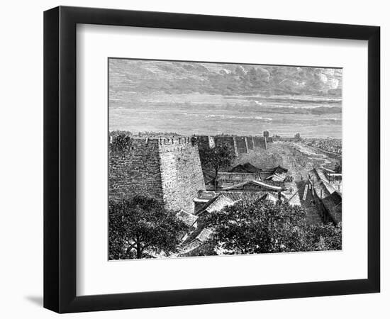 Peking's Old City Walls, China, 19th Century-Taylor-Framed Giclee Print