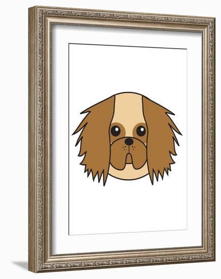 Pekingese-null-Framed Art Print