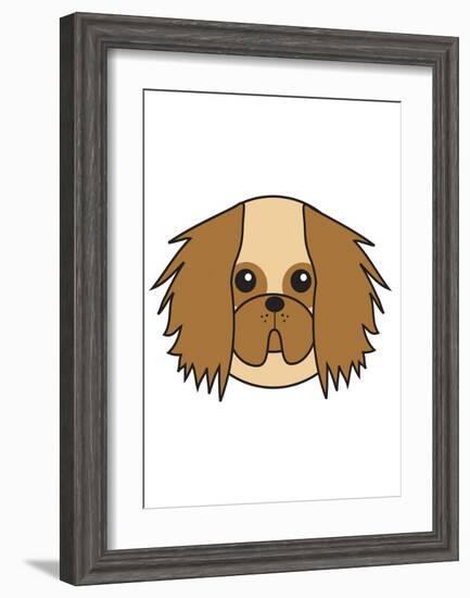 Pekingese-null-Framed Art Print