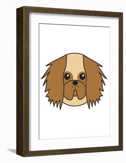 Pekingese-null-Framed Art Print