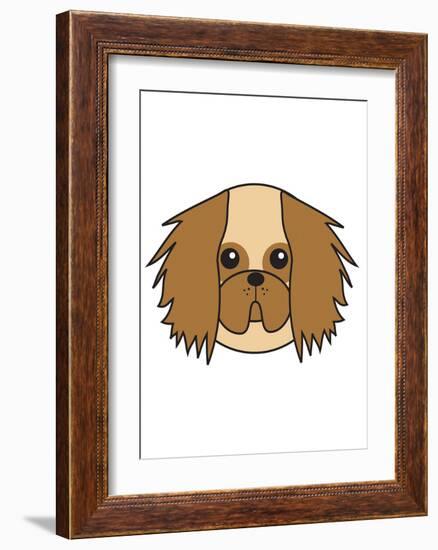 Pekingese-null-Framed Art Print