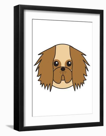 Pekingese-null-Framed Art Print