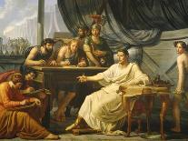 Caesar Dictating His Commentaries-Pelagio Palagi-Framed Giclee Print