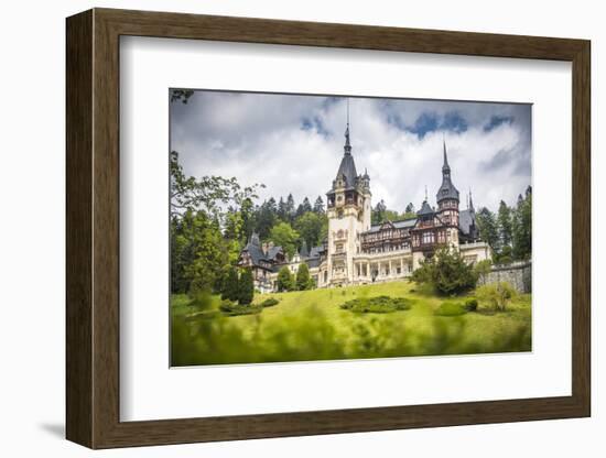 Peles Castle, a Palace Near Sinaia, Transylvania, Romania, Europe-Matthew Williams-Ellis-Framed Photographic Print