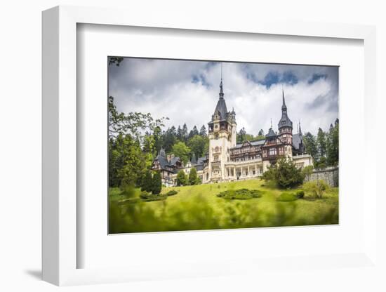 Peles Castle, a Palace Near Sinaia, Transylvania, Romania, Europe-Matthew Williams-Ellis-Framed Photographic Print