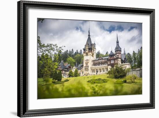 Peles Castle, a Palace Near Sinaia, Transylvania, Romania, Europe-Matthew Williams-Ellis-Framed Photographic Print