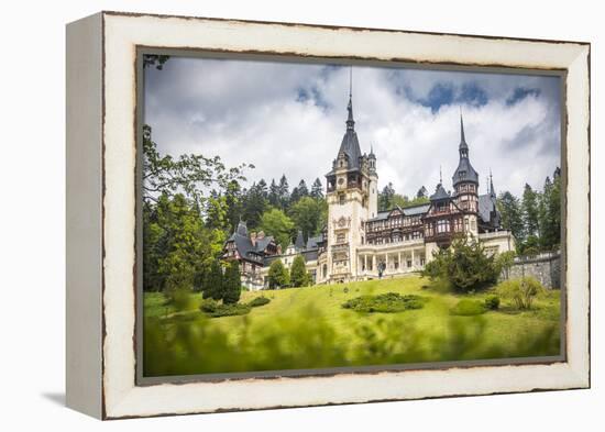 Peles Castle, a Palace Near Sinaia, Transylvania, Romania, Europe-Matthew Williams-Ellis-Framed Premier Image Canvas