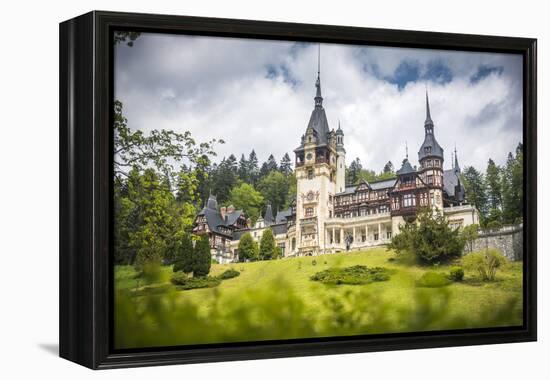 Peles Castle, a Palace Near Sinaia, Transylvania, Romania, Europe-Matthew Williams-Ellis-Framed Premier Image Canvas