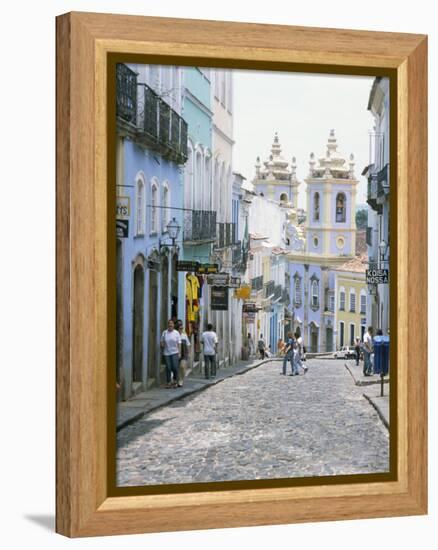 Pelhourinho, Salvador De Bahia, Unesco World Heritage Site, Bahia, Brazil, South America-G Richardson-Framed Premier Image Canvas