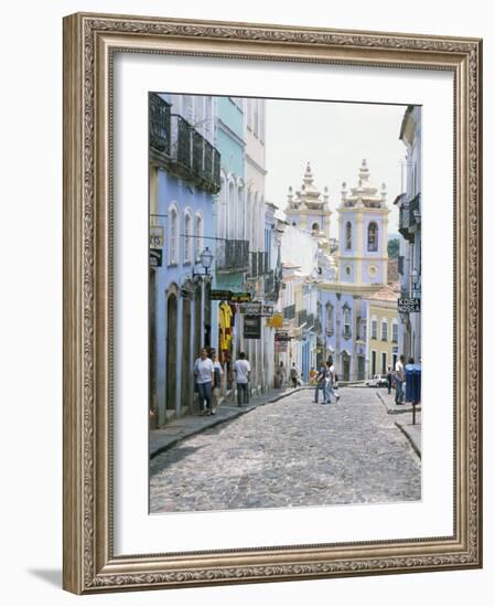Pelhourinho, Salvador De Bahia, Unesco World Heritage Site, Bahia, Brazil, South America-G Richardson-Framed Photographic Print