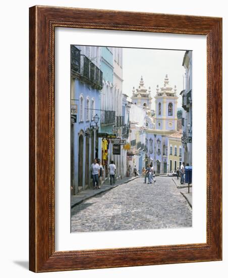 Pelhourinho, Salvador De Bahia, Unesco World Heritage Site, Bahia, Brazil, South America-G Richardson-Framed Photographic Print