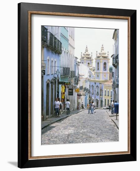 Pelhourinho, Salvador De Bahia, Unesco World Heritage Site, Bahia, Brazil, South America-G Richardson-Framed Photographic Print