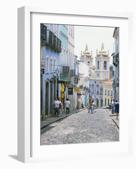 Pelhourinho, Salvador De Bahia, Unesco World Heritage Site, Bahia, Brazil, South America-G Richardson-Framed Photographic Print