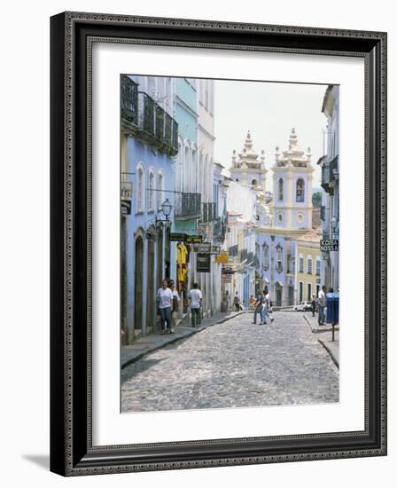 Pelhourinho, Salvador De Bahia, Unesco World Heritage Site, Bahia, Brazil, South America-G Richardson-Framed Photographic Print