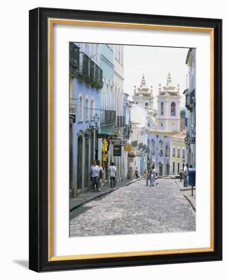 Pelhourinho, Salvador De Bahia, Unesco World Heritage Site, Bahia, Brazil, South America-G Richardson-Framed Photographic Print