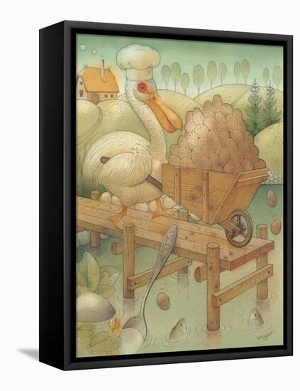 Pelican, 2005-Kestutis Kasparavicius-Framed Premier Image Canvas