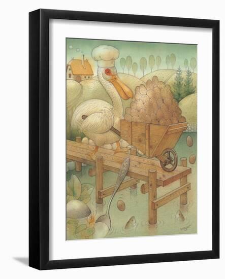 Pelican, 2005-Kestutis Kasparavicius-Framed Giclee Print