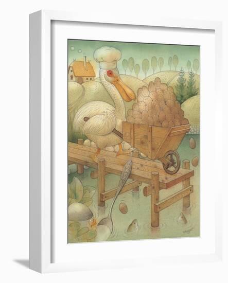 Pelican, 2005-Kestutis Kasparavicius-Framed Giclee Print