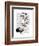 Pelican and Butterflies-Fab Funky-Framed Art Print