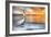 Pelican and Fire Sky-Robert Goldwitz-Framed Photographic Print