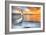 Pelican and Fire Sky-Robert Goldwitz-Framed Photographic Print