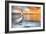 Pelican and Fire Sky-Robert Goldwitz-Framed Photographic Print