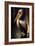 Pelican in the water-Vivienne Dupont-Framed Art Print