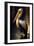 Pelican in the water-Vivienne Dupont-Framed Art Print