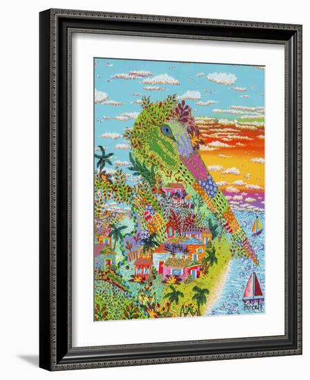 Pelican Miracle-Debra Denise Purcell-Framed Giclee Print