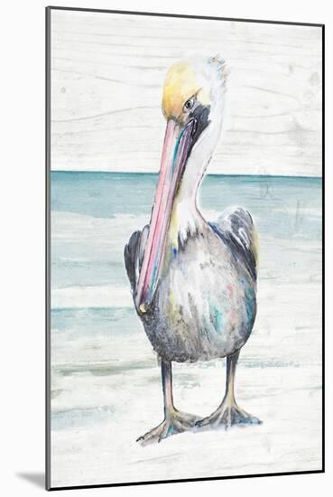 Pelican On The Shore I-Patricia Pinto-Mounted Art Print