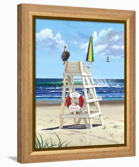 Pelican Perch-Scott Westmoreland-Framed Stretched Canvas