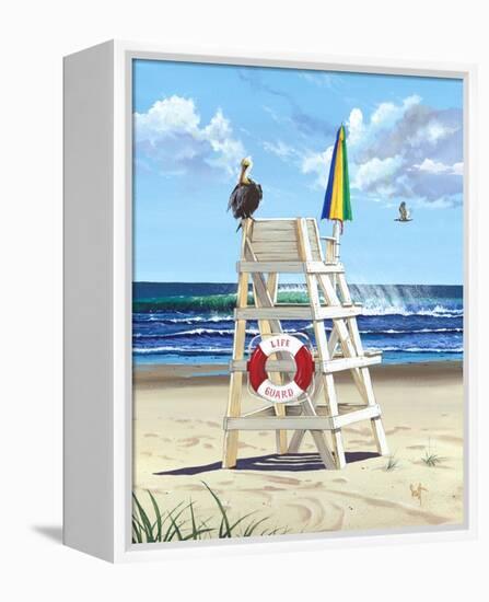 Pelican Perch-Scott Westmoreland-Framed Stretched Canvas