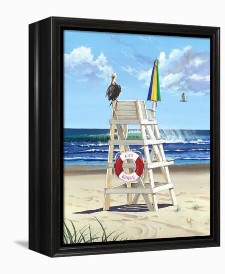 Pelican Perch-Scott Westmoreland-Framed Stretched Canvas