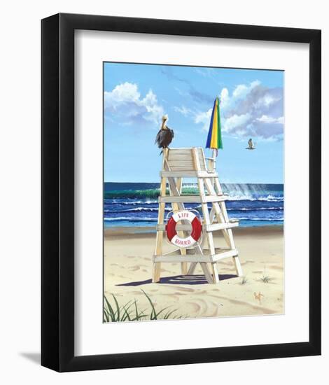 Pelican Perch-Scott Westmoreland-Framed Art Print