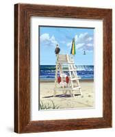 Pelican Perch-Scott Westmoreland-Framed Art Print