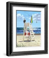 Pelican Perch-Scott Westmoreland-Framed Art Print