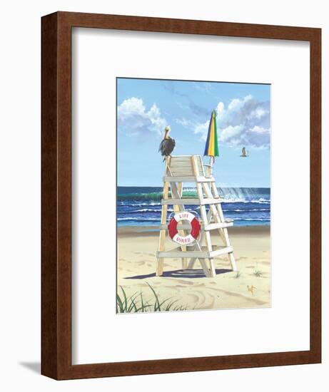 Pelican Perch-Scott Westmoreland-Framed Art Print