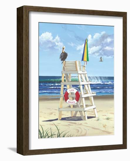 Pelican Perch-Scott Westmoreland-Framed Art Print