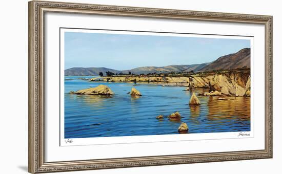 Pelican Point Sunrise-Tom Swimm-Framed Giclee Print