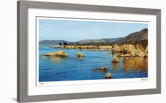 Pelican Point Sunrise-Tom Swimm-Framed Giclee Print