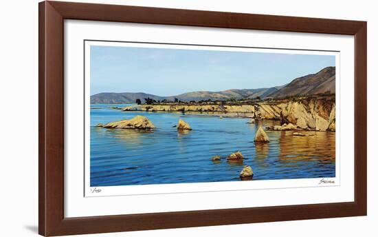 Pelican Point Sunrise-Tom Swimm-Framed Giclee Print