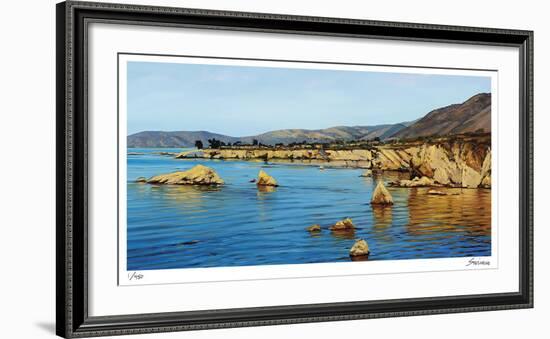 Pelican Point Sunrise-Tom Swimm-Framed Giclee Print