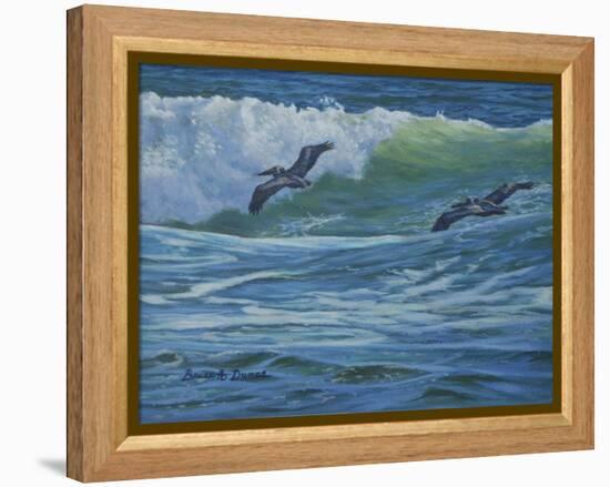 Pelican Skimmers-Bruce Dumas-Framed Premier Image Canvas